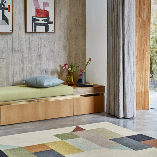 Reef RF15 Modern Wool Tufted Rugs in Multi