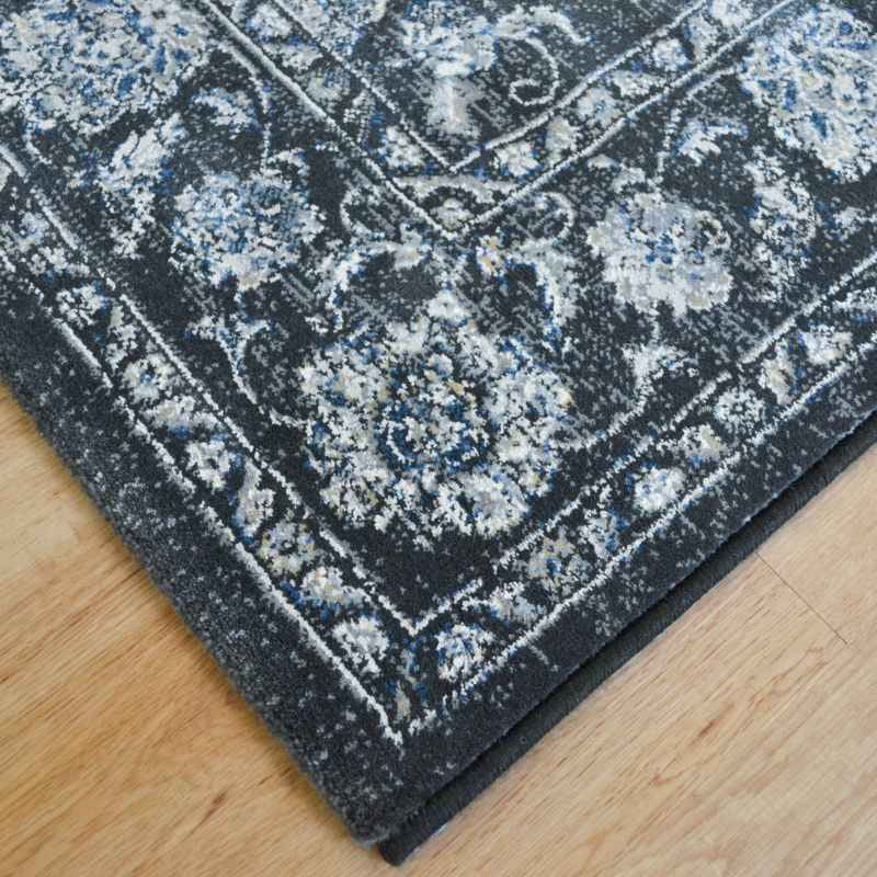Da Vinci Traditional 57126 3636 Rugs in Black