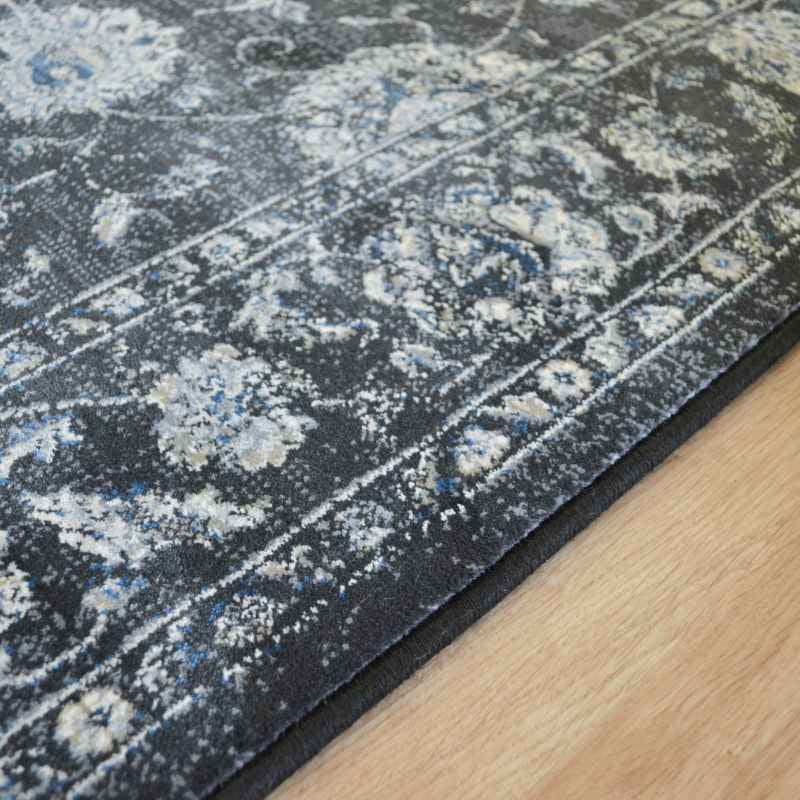 Da Vinci Traditional 57126 3636 Rugs in Black