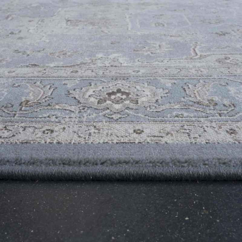 Da Vinci Traditional Medallion 57128 5255 Rugs in Blue