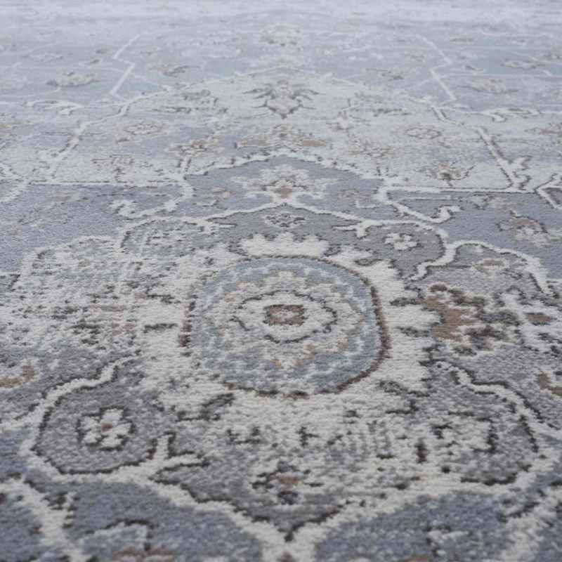 Da Vinci Traditional Medallion 57128 5255 Rugs in Blue
