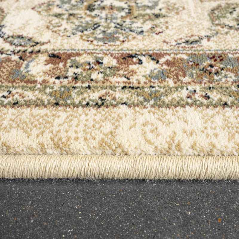 Da Vinci Traditional Medallion 57163 6464 Runner Rugs in Beige