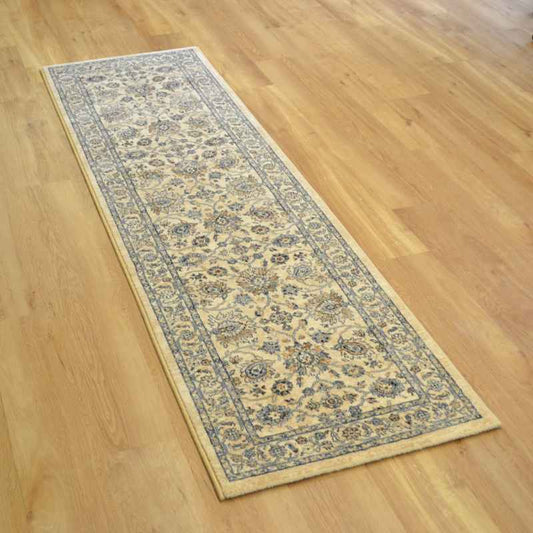 Da Vinci Traditional Medallion 57166 6464 Runner Rugs in Cream