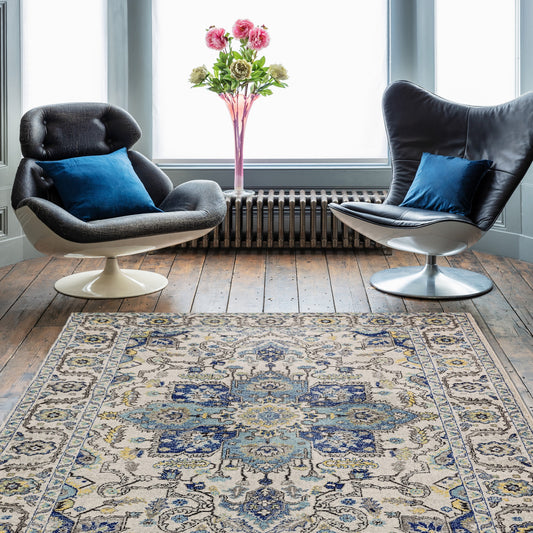 Nova Persian Rugs NV25 in Blue