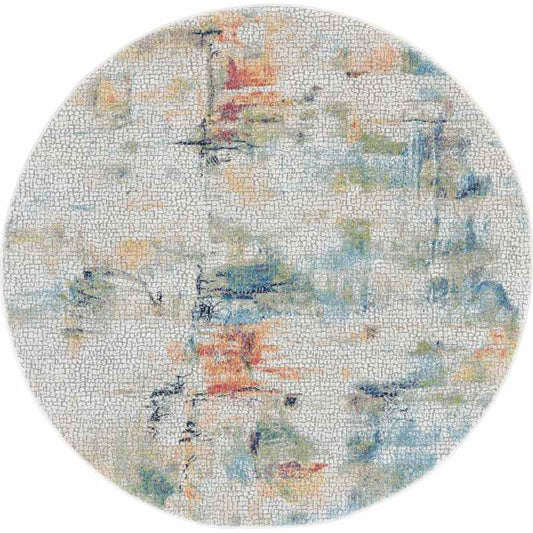 Ankara Global Abstract Circle Rugs ANR09 in IVMTC