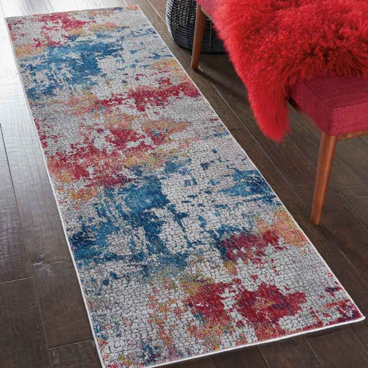 Ankara Global Abstract Hallway Runners ANR10 in Multi
