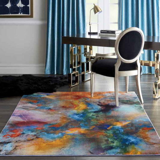 Le Reve Rugs LER03 in multi colour by Nourison
