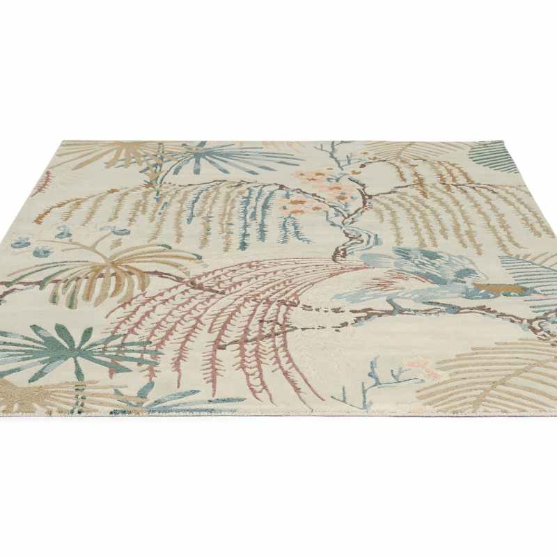 Rain Forest Rugs 50701 in Orchid Grey by Sanderson