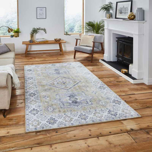 Topaz G4705 Rugs in Gold
