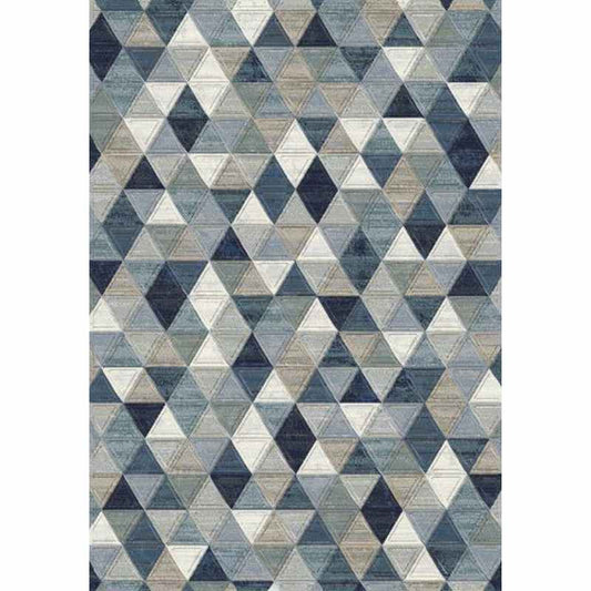 Galleria Modern Geometric Rugs in 63263 5161 in Blue Multi