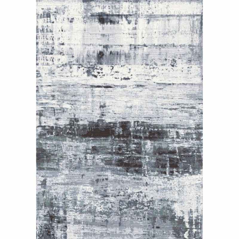 Galleria Abstract Distressed 63378 6656 Rugs in Grey
