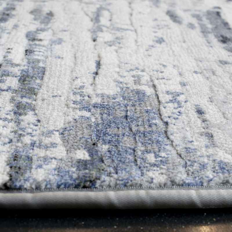 Galleria Abstract Circle 63378 6656 Rugs in Grey