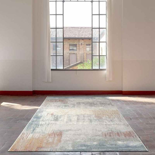 Galleria Abstract 63393 6656 Rugs in Blue Multi