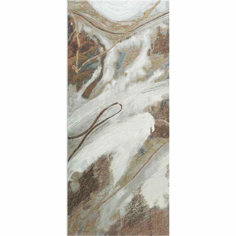 Galleria Abstract 63529 7270 Runner Rugs in Rust Orange