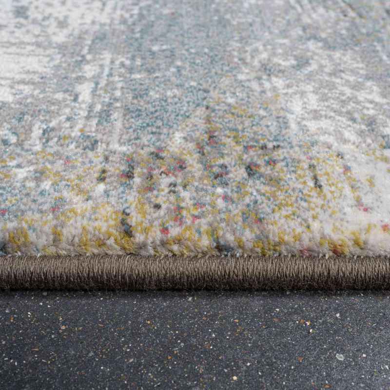 Galleria Distressed Abstract 63723 9290 Rugs in Blue