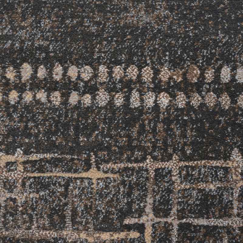 Galleria Modern Abstract Textured Rug 63857 3293 in Charcoal Grey