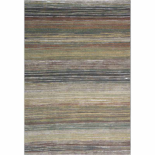 Galleria Modern Stripe Rugs 63892 4240 in Multi