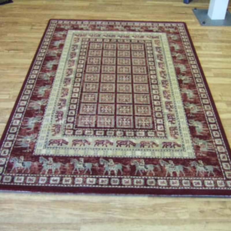 Noble Art Traditional Geometric Rugs 65106 390 in Red – The Rug Seller