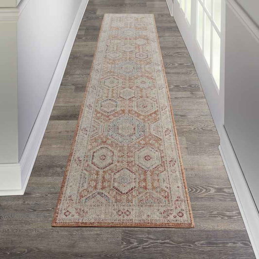 Homestead Hallway Runner Rugs HMS01 in Brick by Nourison