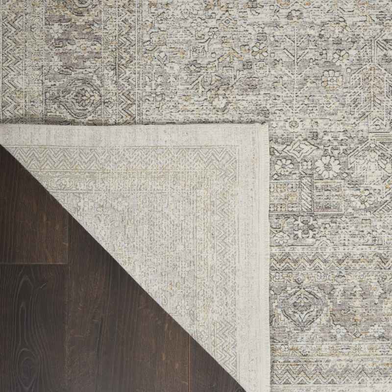 Starry Nights Traditional Medallion Rug STN04 in Cream Grey
