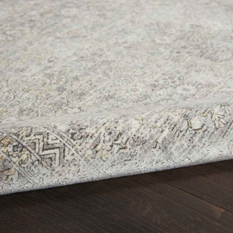 Starry Nights Traditional Medallion Rug STN04 in Cream Grey