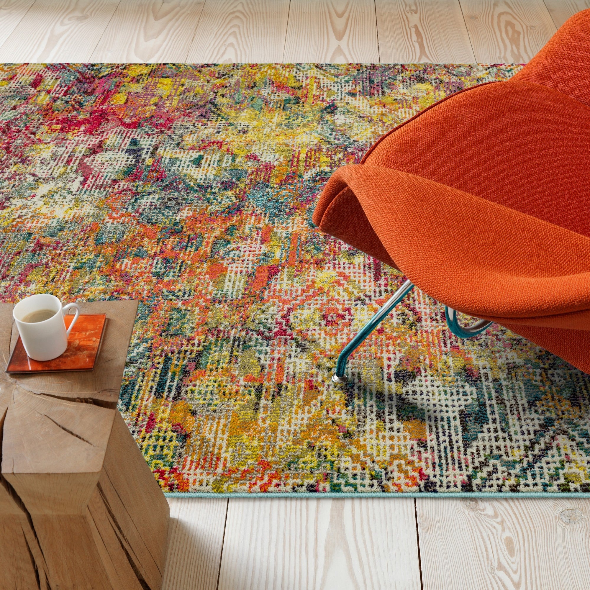 Colores Cloud Digital Abstract Rugs in CO05 Multi – The Rug Seller