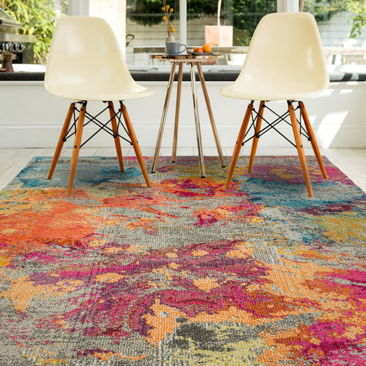 Colores Cloud Galactic Abstract Rugs in CO04 Multi