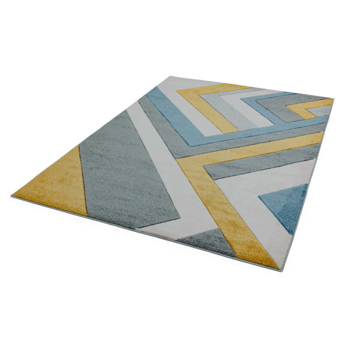 Linear Geometric Rug Sketch Linear Geometric Rugs in SK09 Grey Multi – The Rug Seller