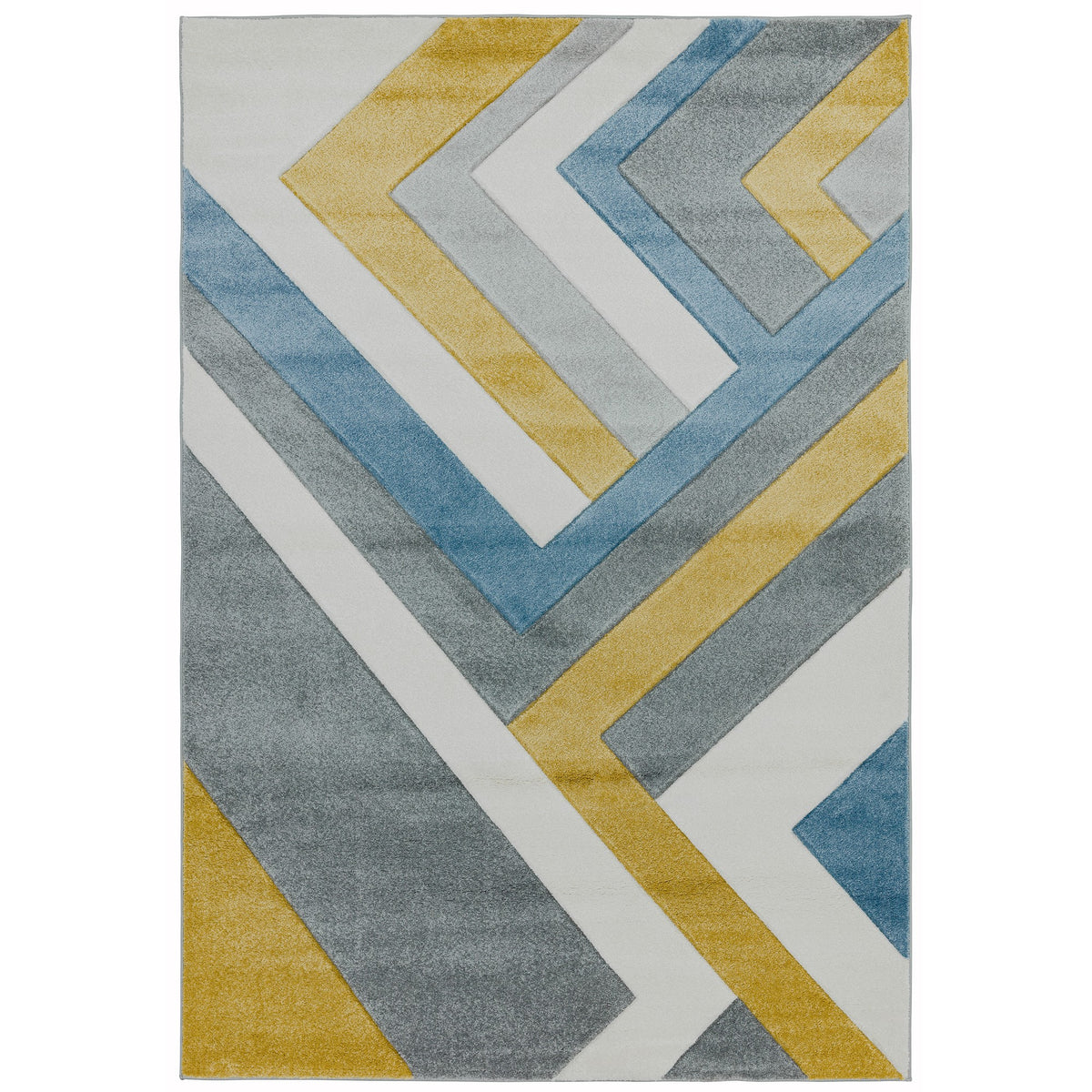 Linear Geometric Rug Sketch Linear Geometric Rugs in SK09 Grey Multi – The Rug Seller
