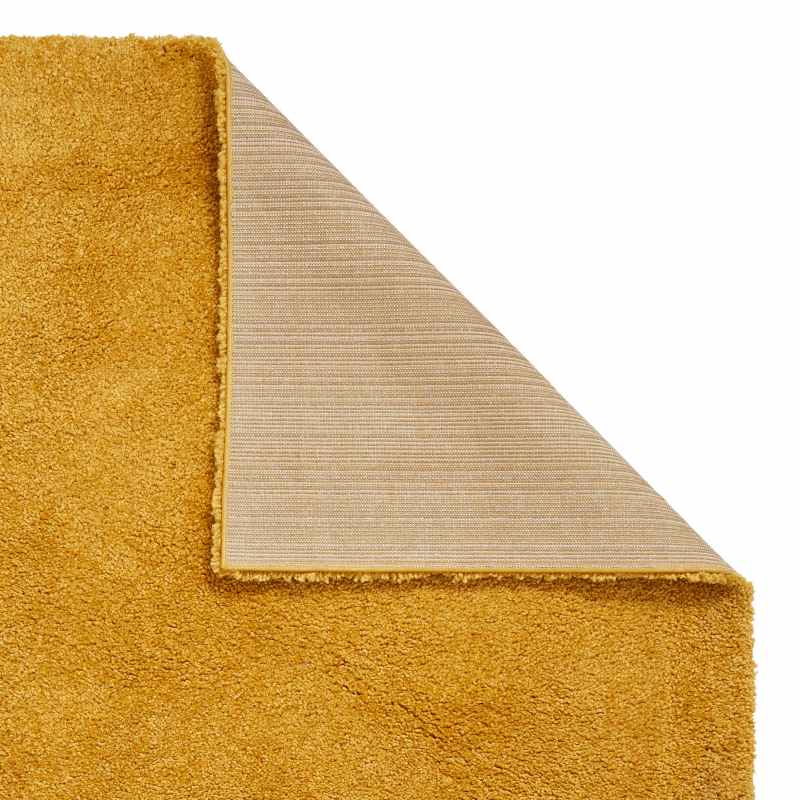 Sierra 9000 Plain Shaggy Rugs in Yellow