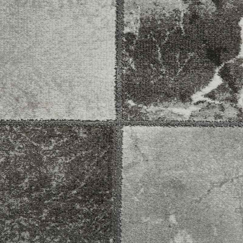 Craft 23495 Modern Marble Effect Rugs in Ivory Silver