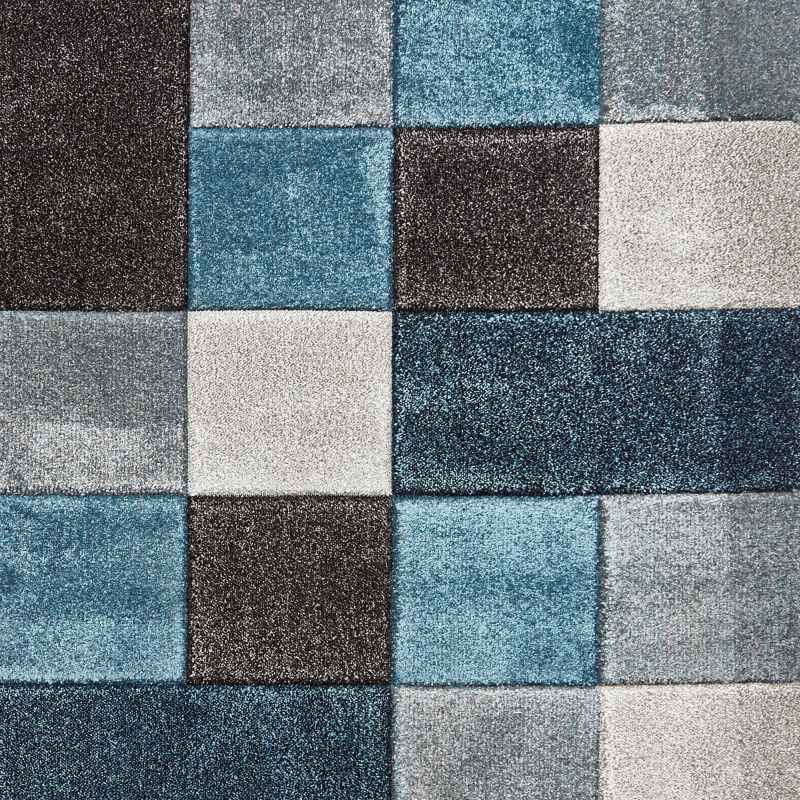Brooklyn Hallway Runners 646 in Blue and Grey