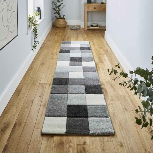 Brooklyn Hallway Runners 646 in Grey