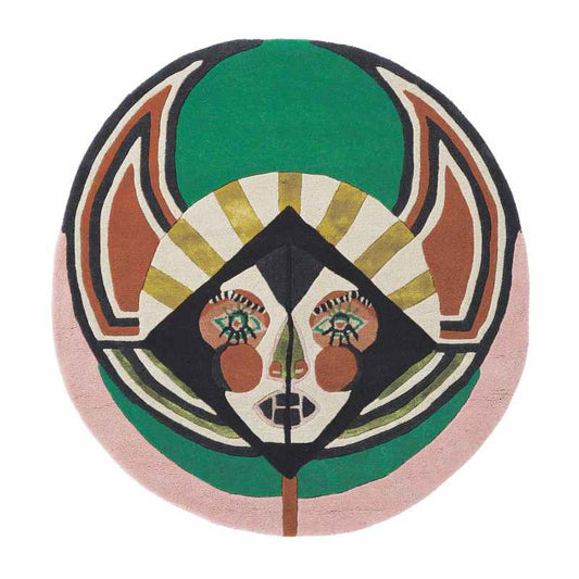 Zodiac Virgo Star Sign Circle Round Wool Rugs 161605 by Ted Baker