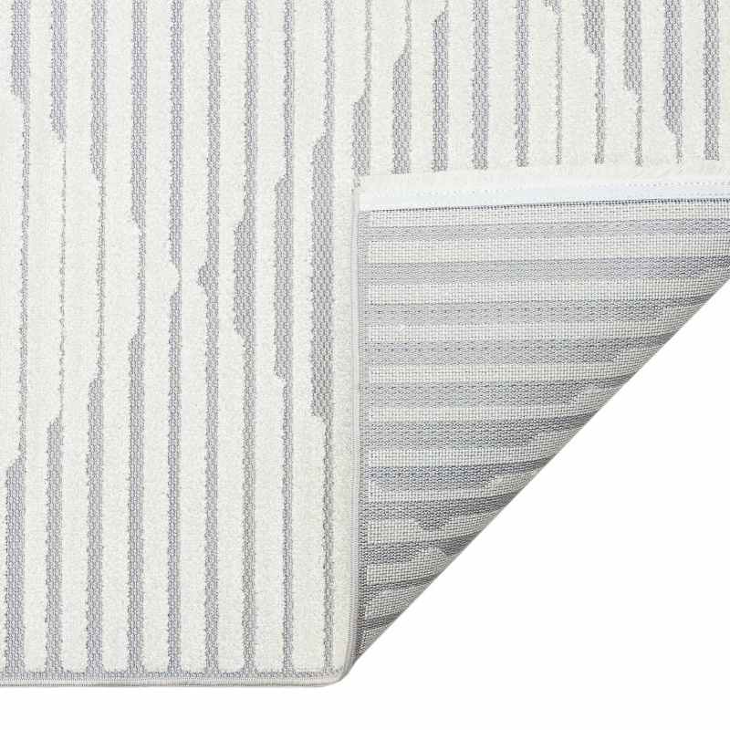 Jazz Jaz09 Indoor Outdoor Geometric Rugs in Grey