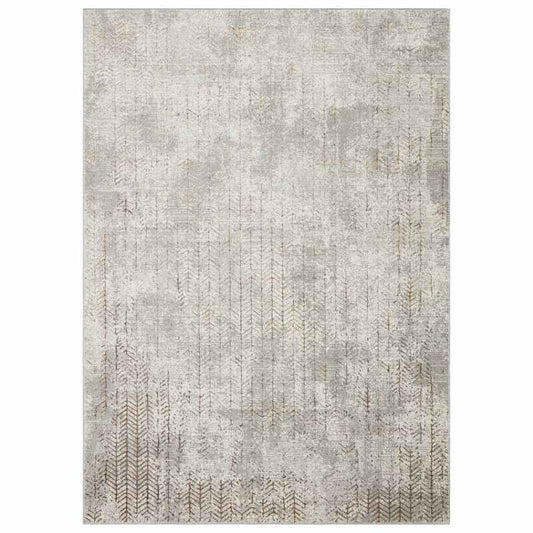 Dalia DAL11 Abstract Rugs in Silver Copper