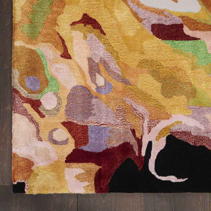 Prismatic PRS21 Abstract Wool Rugs in Multicolour