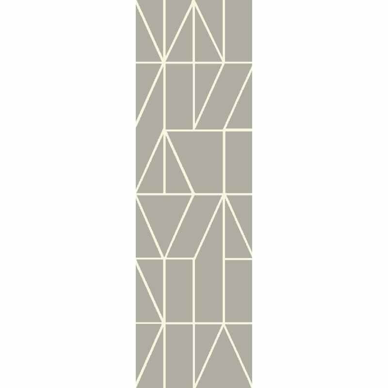 Scion Viso Geometric Indoor Outdoor Runner Rugs 424004 Steel Grey