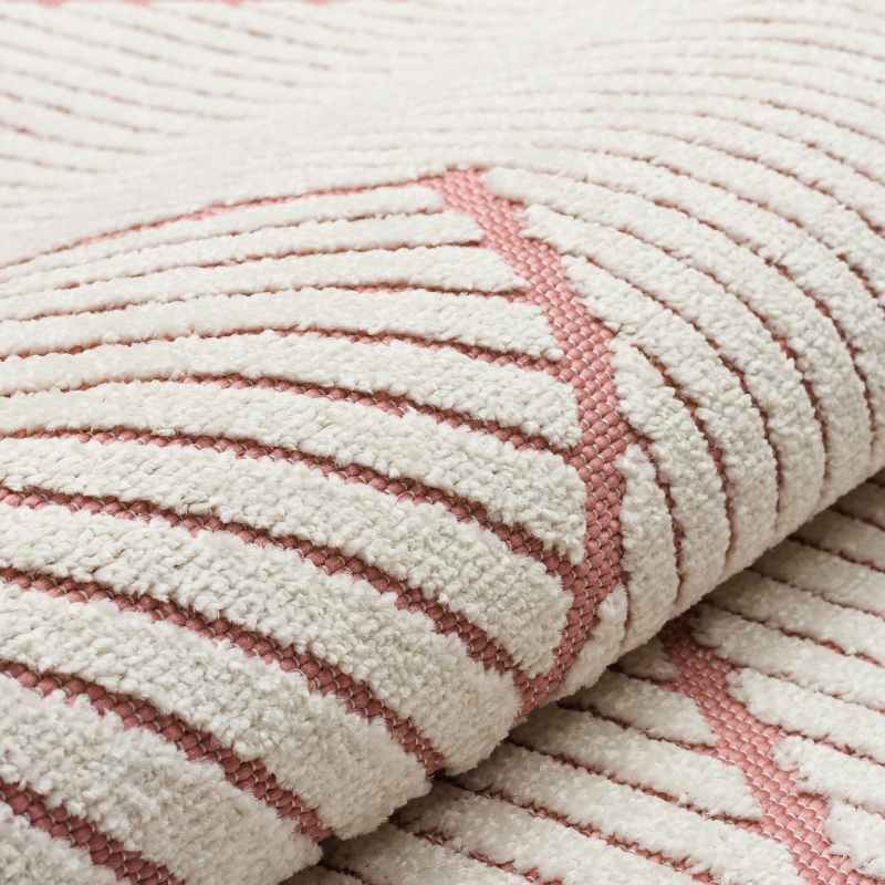 Jazz Rug Jazz Jaz14 Geometric Indoor Outdoor Rugs in Rose Pink – The Rug Seller