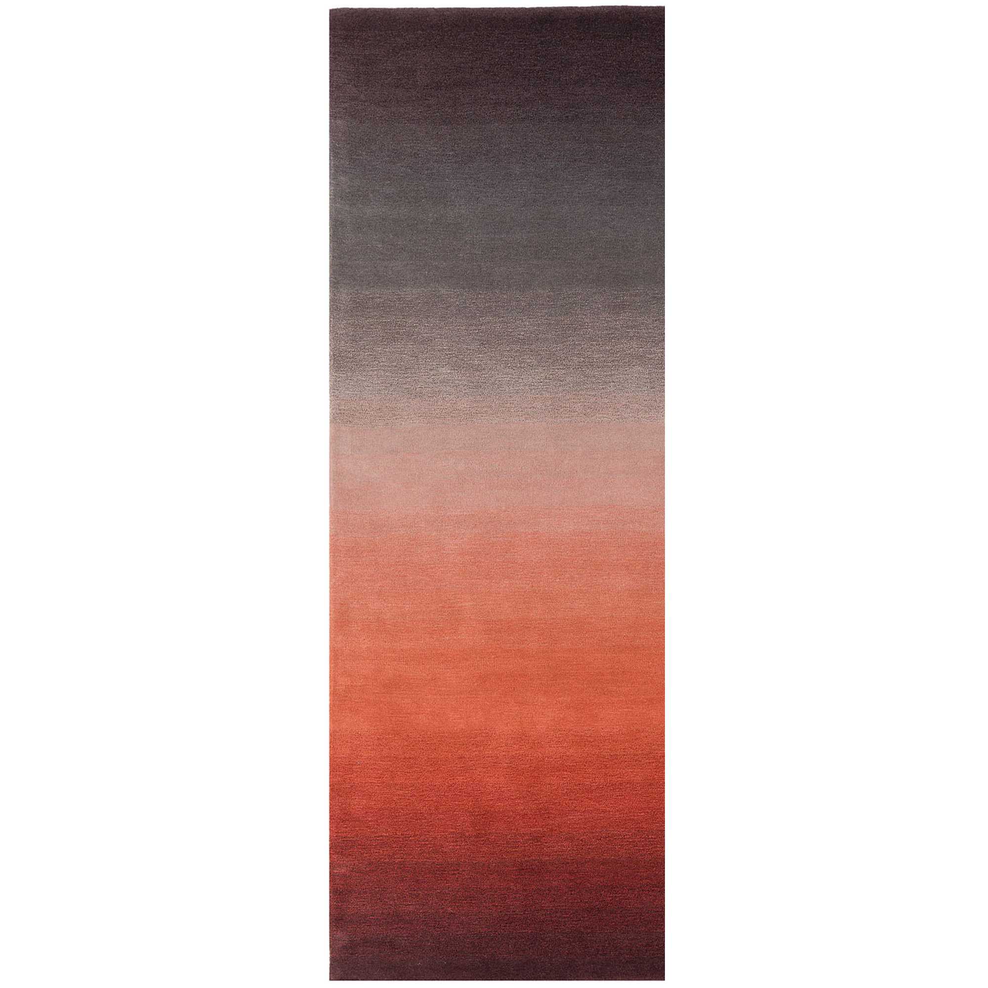 Ombre Wool Runner Rugs in Rust Red – The Rug Seller