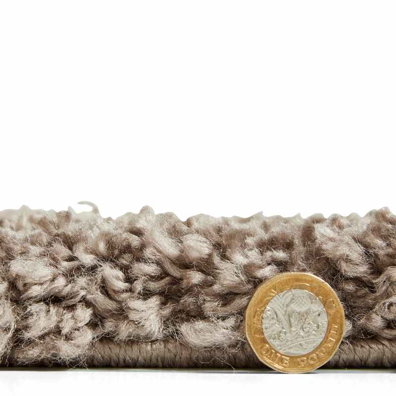 Scandi Berber G257 Shaggy Boho Rugs in Beige Cream