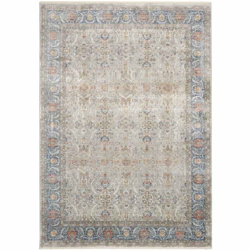 Starry Nights Traditional Medallion Rug STN08 in Grey