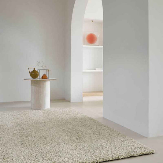 Trace Cut Shaggy Rugs in olive green 120917 By Brink and Campman