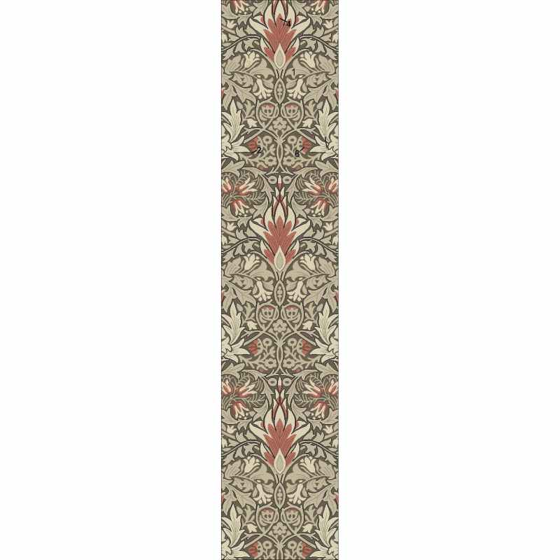 Snakeshead Runner Rugs 127200 in Chocolate Spice by William Morris