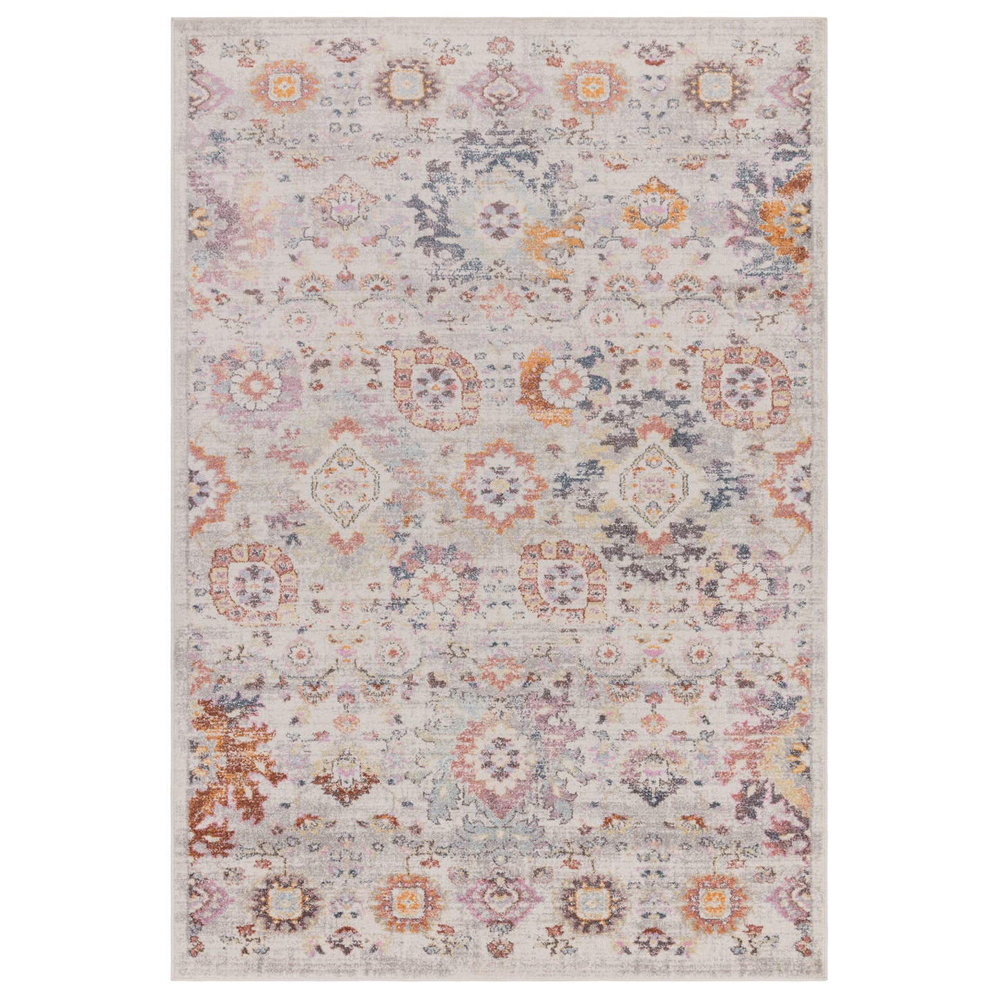 Flores Mina FR02 Traditional Persian Floral Rugs in Multi