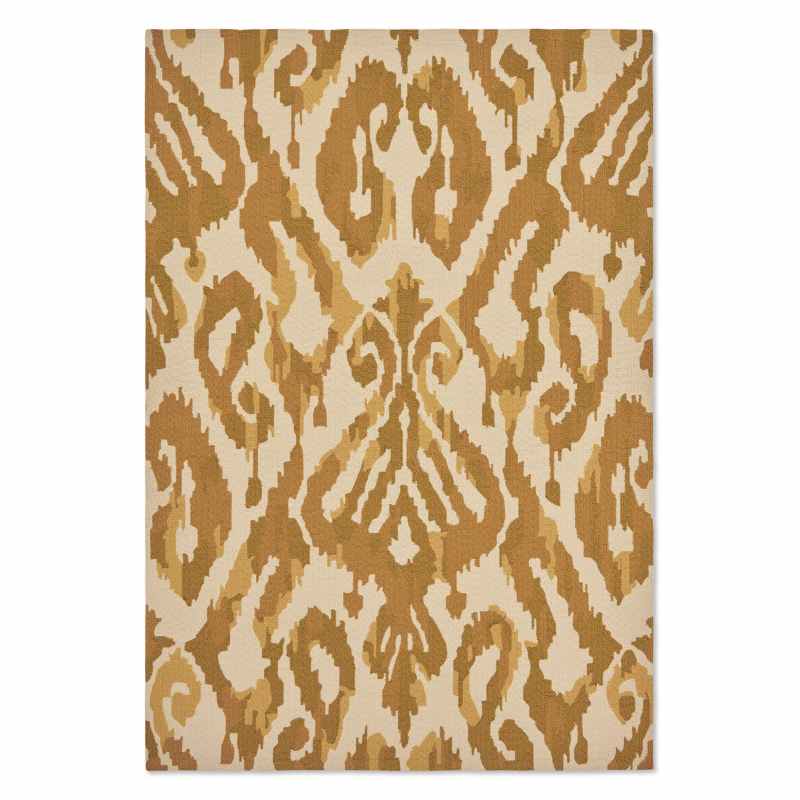 Kasuri Indoor Outdoor Rugs 446203 by Sanderson in Ochre