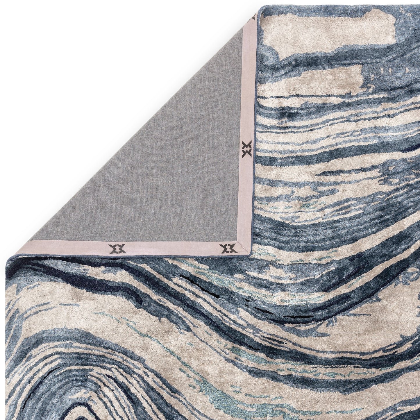 Tuscany Abstract Rugs by Katherine Carnaby in Lazulite Marble