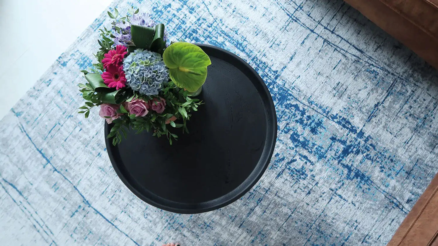 Mad Men 8421 Bronx Azurite  Indoor Outdoor Washable