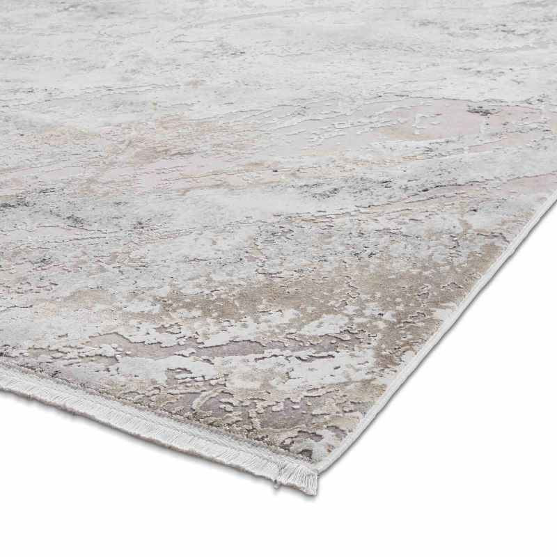 Bellagio 3006 Modern Abstract Distressed Rugs in Beige
