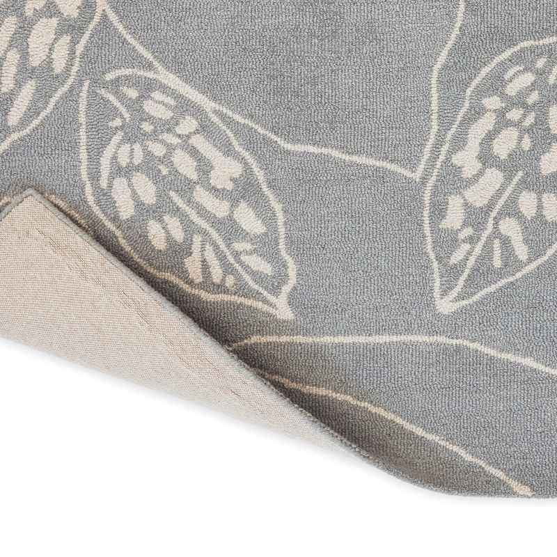 Orto 125404 Wool Rugs by Scion in Frost Grey